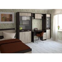 Комод Интерлиния Коламбия КЛ-9 (дуб венге/дуб серый) - Превью изображения №4 — Интернет-магазин Time-Shop