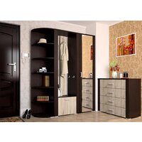 Комод Интерлиния Коламбия КЛ-9 (дуб венге/дуб серый) - Превью изображения №5 — Интернет-магазин Time-Shop