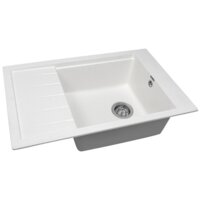 Кухонная мойка Gerhans B28 (белый) - Превью изображения №3 — Интернет-магазин Time-Shop