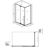 Душевой уголок Allen Brau Fantasy 140x90 3.11004-00 - Превью изображения №2 — Интернет-магазин Time-Shop