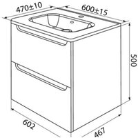  IDDIS Тумба под умывальник Edifice EDI60D0i95 - Превью изображения №10 — Интернет-магазин Time-Shop