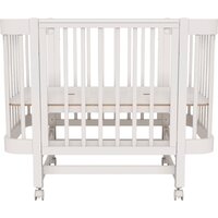 Кроватка-трансформер Incanto Mimi-ЮГ с автоспинкой и маятником KR-0182/0 (белый) - Превью изображения №2 — Интернет-магазин Time-Shop