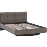 Кровать Трия Элис тип 1 с мягкой обивкой 140x200 (велюр мокко) - Превью изображения №2 — Интернет-магазин Time-Shop