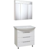  Runo Тумба с умывальником Верона 75 + Элеганс 75 (напольная) - Превью изображения №4 — Интернет-магазин Time-Shop