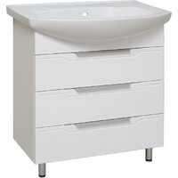  Runo Тумба с умывальником Верона 75 + Элеганс 75 (напольная) - Превью изображения №2 — Интернет-магазин Time-Shop