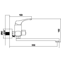 Смеситель Ledeme H42 L2242 - Превью изображения №2 — Интернет-магазин Time-Shop