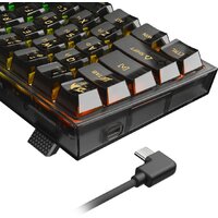 Клавиатура Redragon Fizz (прозрачный/черный) - Превью изображения №7 — Интернет-магазин Time-Shop