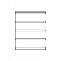 Комод Mio Tesoro Мальта 4 ящика 80x99 2.05.02.070.1 (белый) - Превью изображения №4 — Интернет-магазин Time-Shop