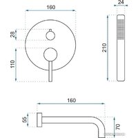 Смеситель Rea Lungo White B6440 (белый) - Превью изображения №8 — Интернет-магазин Time-Shop