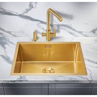 Кухонная мойка Milacio Denia 58 Steel MC.77458 (золотой) - Превью изображения №5 — Интернет-магазин Time-Shop