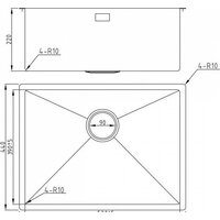 Кухонная мойка Milacio Denia 58 Steel MC.77458 (золотой) - Превью изображения №8 — Интернет-магазин Time-Shop