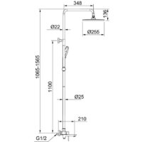 Душевая система  Raglo R03.24 - Превью изображения №2 — Интернет-магазин Time-Shop