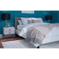 Тумба Ангстрем Хилтон спальня ХТ-302.03 (Д) исп.3 (Д1, белый премиум) - Превью изображения №3 — Интернет-магазин Time-Shop