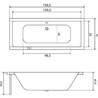 Ванна Lauter Oasis 155х70 21203055 (с ножками) - Превью изображения №31 — Интернет-магазин Time-Shop