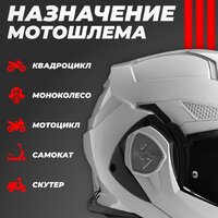 Мотошлем LS2 FF901 Advant X Solid (S, белый) - Превью изображения №4 — Интернет-магазин Time-Shop