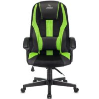 Игровое (геймерское) кресло Zombie 9 (черный/салатовый) - Превью изображения №2 — Интернет-магазин Time-Shop