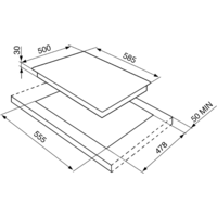 Варочная панель Smeg S64S - Превью изображения №2 — Интернет-магазин Time-Shop