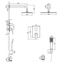 Душевая система  Lemark Unit LM4529C - Превью изображения №2 — Интернет-магазин Time-Shop