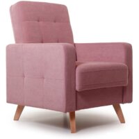 Интерьерное кресло Krones Тесей (велюр пыльной розы) - Превью изображения №2 — Интернет-магазин Time-Shop