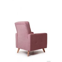 Интерьерное кресло Krones Тесей (велюр пыльной розы) - Превью изображения №4 — Интернет-магазин Time-Shop