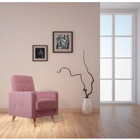 Интерьерное кресло Krones Тесей (велюр пыльной розы) - Превью изображения №5 — Интернет-магазин Time-Shop