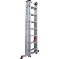 Лестница-стремянка Новая высота NV 523 трёхсекционная индустриальная 3x7 ступеней - Превью изображения №5 — Интернет-магазин Time-Shop