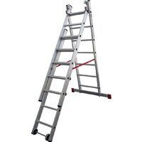 Лестница-стремянка Новая высота NV 523 трёхсекционная индустриальная 3x7 ступеней - Превью изображения №3 — Интернет-магазин Time-Shop