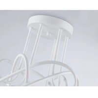 Люстра средней высоты Ambrella light Traditional TR80417/5 WH/CH (белый/хром ) - Превью изображения №4 — Интернет-магазин Time-Shop