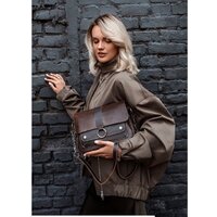 Женская сумка Igermann 1084 22С1084К3 (коричневый) - Превью изображения №9 — Интернет-магазин Time-Shop