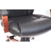 Офисное кресло Бюрократ T-9923WALNUT (черный) - Превью изображения №12 — Интернет-магазин Time-Shop