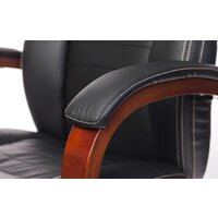 Офисное кресло Бюрократ T-9923WALNUT (черный) - Превью изображения №7 — Интернет-магазин Time-Shop