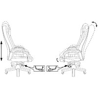 Офисное кресло Бюрократ T-9923WALNUT (черный) - Превью изображения №13 — Интернет-магазин Time-Shop