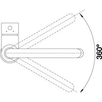 Смеситель Blanco Mida Silgranit (черный) - Превью изображения №6 — Интернет-магазин Time-Shop