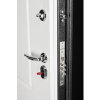 Металлическая дверь Guard Термо MG109 96x205 правая (черное серебро/белый ясень) - Превью изображения №5 — Интернет-магазин Time-Shop