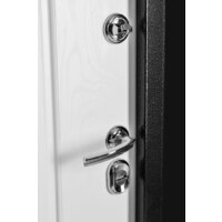 Металлическая дверь Guard Термо MG109 96x205 правая (черное серебро/белый ясень) - Превью изображения №4 — Интернет-магазин Time-Shop