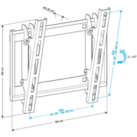 Кронштейн для телевизора Holder LCD-T2609 - Превью изображения №2 — Интернет-магазин Time-Shop