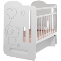 VDK Sweet Bear колесо-качалка с маятником (белый)