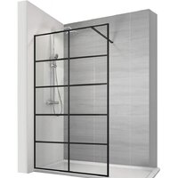 Calani Soleo Walk In 80x195 CAL-K6030 (черный/прозрачное стекло)