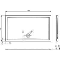 Душевой поддон Lavinia Boho One 37019140 140х80 - Превью изображения №7 — Интернет-магазин Time-Shop