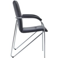 Офисный стул Helmi Самба М HL-F04 344607 (металл хром/экокожа/черный BOX2) - Превью изображения №4 — Интернет-магазин Time-Shop