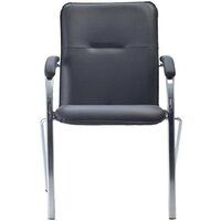 Офисный стул Helmi Самба М HL-F04 344607 (металл хром/экокожа/черный BOX2) - Превью изображения №3 — Интернет-магазин Time-Shop