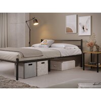 Кровать Домаклево Лофт 140x200 (серый) - Превью изображения №5 — Интернет-магазин Time-Shop