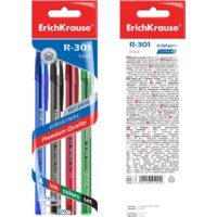Набор гелевых ручек Erich Krause R-301 Original Gel Stick ассорти 45157 (4 шт) - Превью изображения №2 — Интернет-магазин Time-Shop