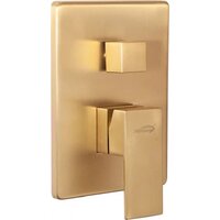 Душевая система  Hansberge H6070 (золото матовый) - Превью изображения №2 — Интернет-магазин Time-Shop