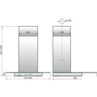 Кухонная вытяжка Elikor Кристалл 60Н-430-К3Д (нержавеющая сталь) - Превью изображения №2 — Интернет-магазин Time-Shop