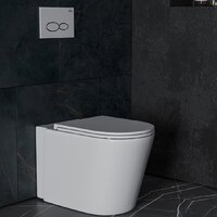 Унитаз приставной Roxen Antares 650185-01 Rimless Soft Close - Превью изображения №2 — Интернет-магазин Time-Shop