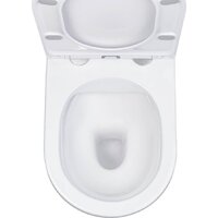 Унитаз приставной Roxen Antares 650185-01 Rimless Soft Close - Превью изображения №8 — Интернет-магазин Time-Shop