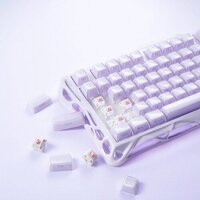 Клавиатура Gravastar Mercury K1 Special Edition Lavender Purple (GravaStar x Kailh Cherry Pink) - Превью изображения №8 — Интернет-магазин Time-Shop