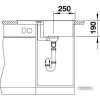 Кухонная мойка Blanco Metra 45 S Compact (антрацит) [519572] - Превью изображения №4 — Интернет-магазин Time-Shop
