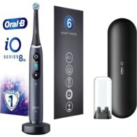 Электрическая зубная щетка Oral-B iO 8n (черный, 2 насадки) - Превью изображения №1 — Интернет-магазин Time-Shop